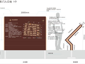 房地產住宅小區標識標牌設計方案+效果圖
